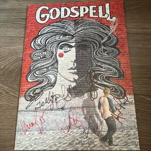 Godspell Program - signed by cast